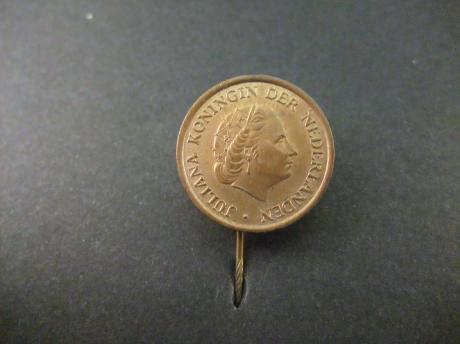 Munt als speld cent Juliana